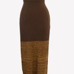 Falda Bicolor Tierra