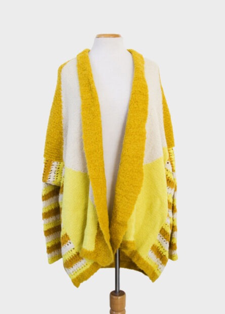 Cárdigan mostaza
