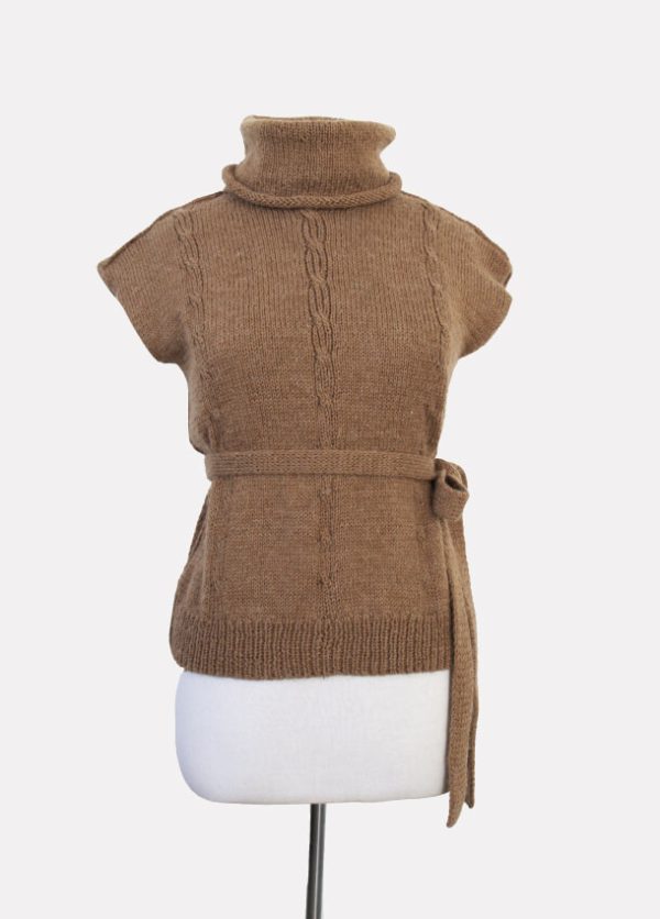 Chaleco cuello tortuga