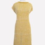 Túnica tejida mostaza