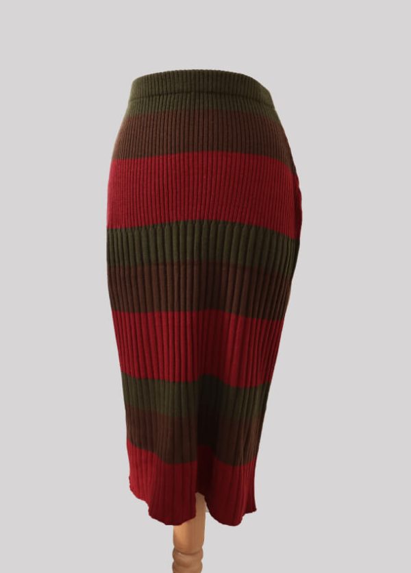 Textil22-1 Falda Tricolor canelón 2x2