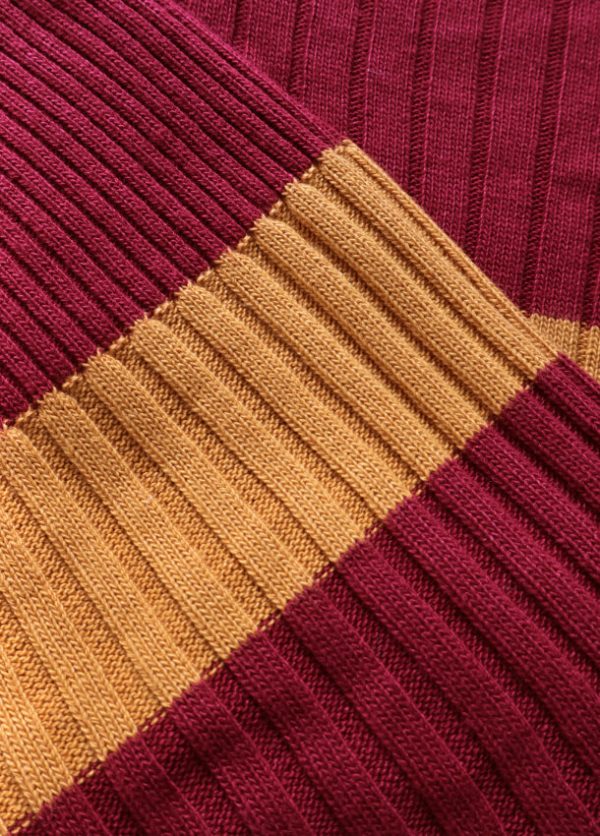 Falda Bicolor canelón